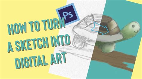 how to turn a sketch into digital art and why every artist should learn the basics of photography